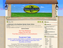 Tablet Screenshot of needhamgardencenter.com